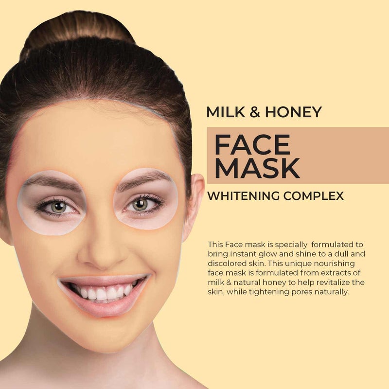 COSMO قناع الوجه المبيض والمجدد بالحليب والعسل 625 جرام - Image 3