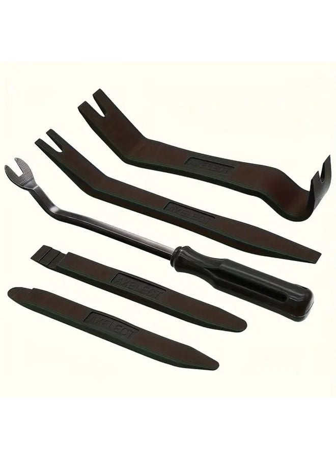 5pcs Black Heavy Duty Car Trim Removal Tool Kit Dashboard Door Panel Pry Bars - Image 4