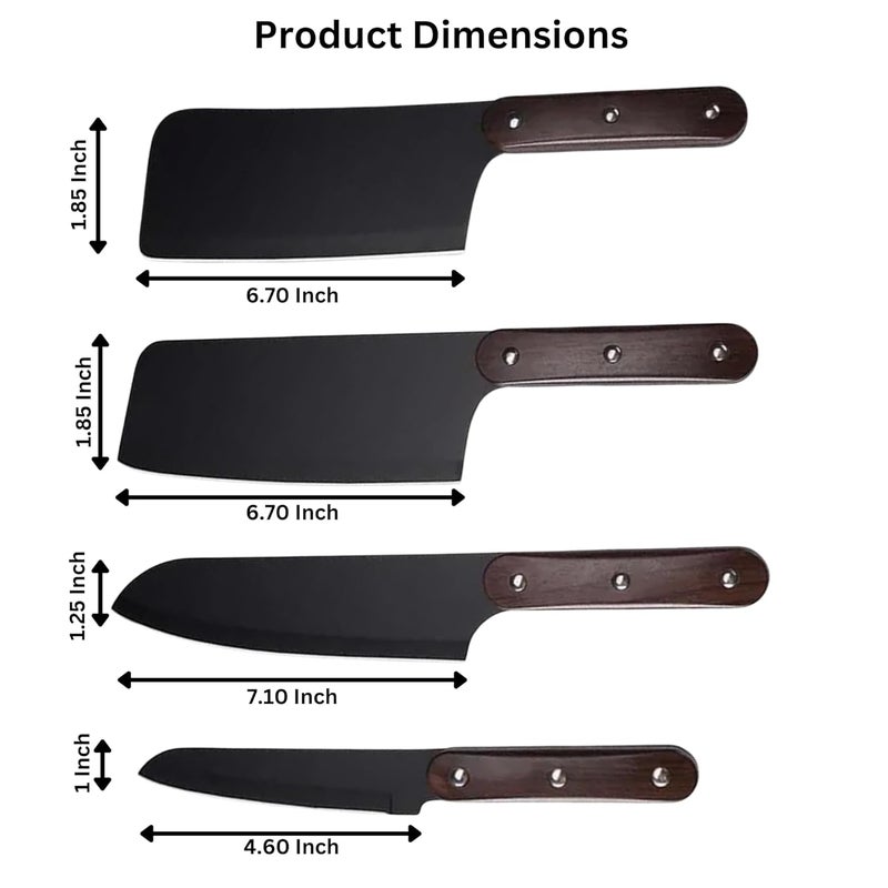 Machado Pakka Wood Rivet Handle High Carbon Stainless Steel Non Stick PeelingParing Knife Suitable for Cutting Vegetables Fruit for Home Kitchen Hotel Restaurants - Image 5