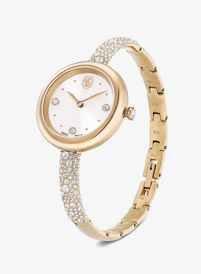 Swarovski  Sublima PCG Plated Stainless Steel White Dial Analog Watch for Women | Best Price UAE