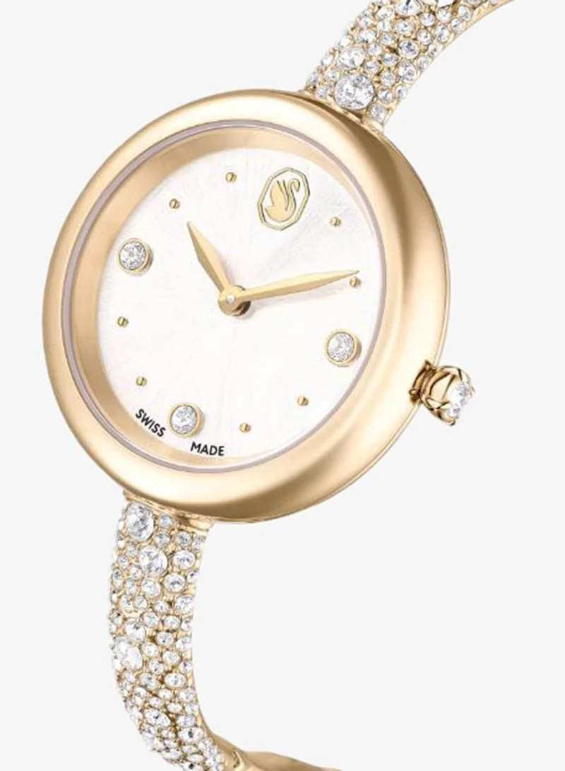 Swarovski  Sublima PCG Plated Stainless Steel White Dial Analog Watch for Women | Best Price UAE
