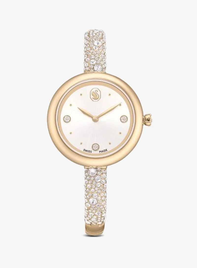 Sublima PCG Plated Stainless Steel White Dial Analog Watch