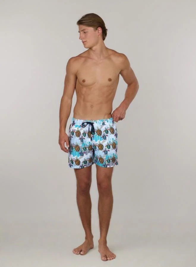 جاست نيتشر شورت سباحة رجالي بتصميم حركة السلحفاة