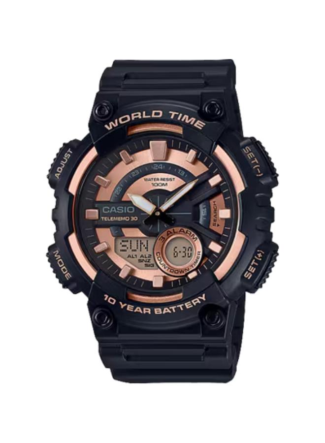 ساعة رجالية راتنج تناظرية رقمية -- - . مم