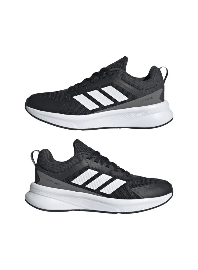 adidas Fortarun 4.0 J U Black Sportswear Shoes For Kids