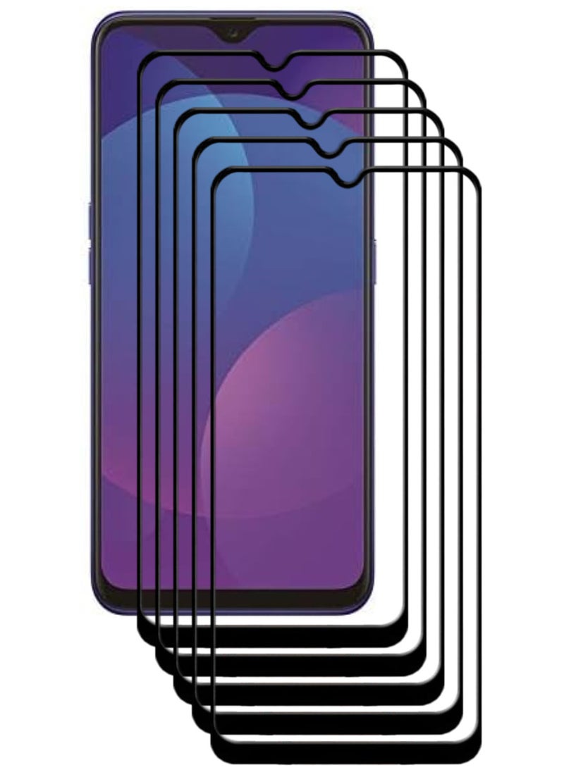 ACLIX 5 Pieces Antistatic ESD Dustproof Premium Quality High Definition Tempered Glass Screen Protector Designed For Oppo F11 - Image 1