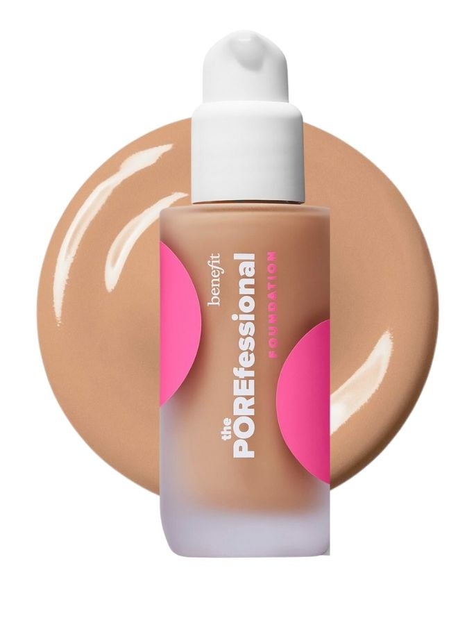 Benefit Cosmetics The POREfessional Smoothing & Blurring Foundation with Niacinamide 30ml – Shade 15N Incredible – Light-Medium Neutral, Lightweight, Pore-Minimizing, Longwear Foundation - Image 1