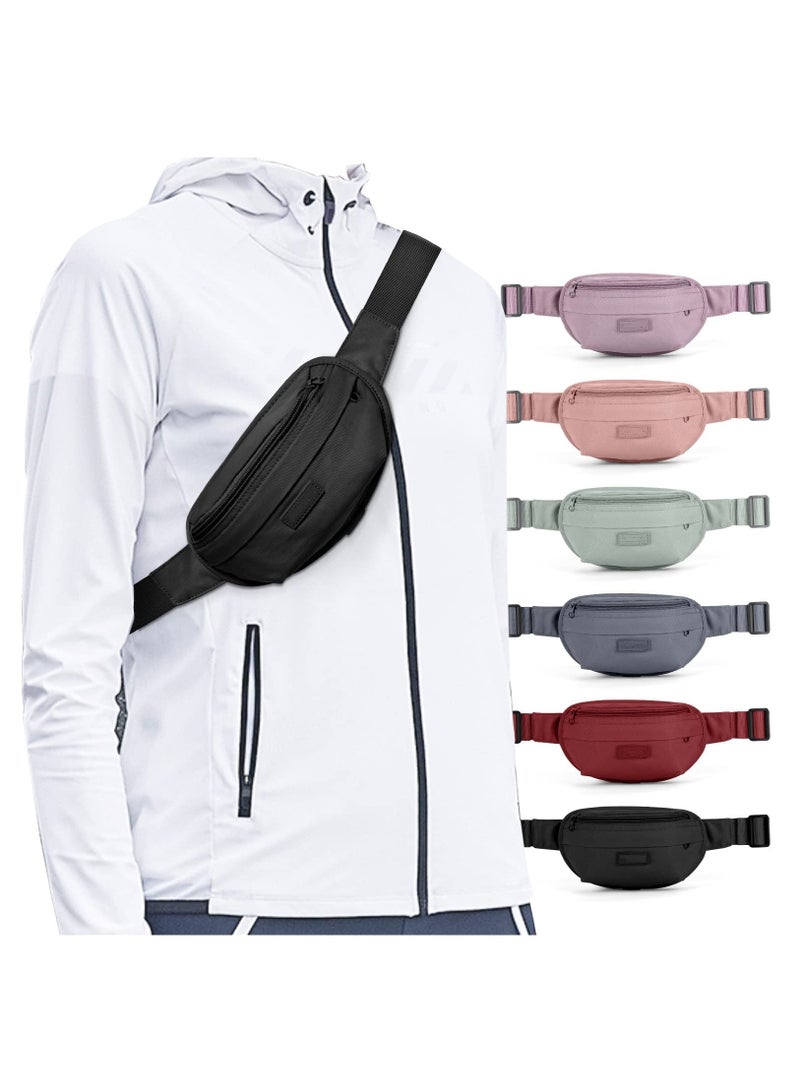 SYOSI Fanny Pack for Women Men, Fashionable Waterproof Crossbody Waist Bag, Pack Belt Bag for Yoga, Running Sport, Workout, Hiking Travel Walking, Easy Carry Any Phone Wallet Purse - Image 1