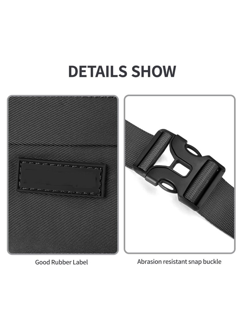 SYOSI Fanny Pack for Women Men, Fashionable Waterproof Crossbody Waist Bag, Pack Belt Bag for Yoga, Running Sport, Workout, Hiking Travel Walking, Easy Carry Any Phone Wallet Purse - Image 5