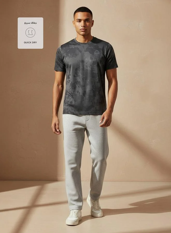 Kappa Kappa Men Printed Performance T shirt