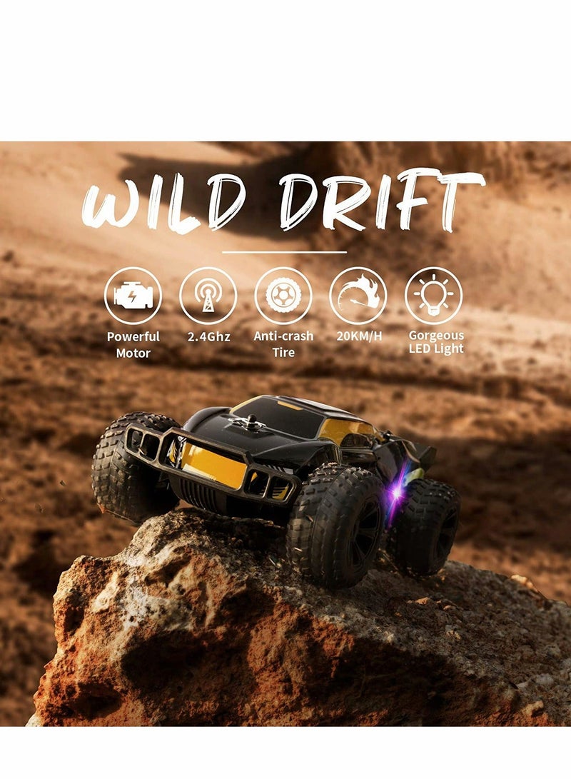 كابتن تيك Remote Control Car 2.4GHz Electric RC Racing Cars with 1 Rechargeable Power and Lights 1:22 Electric Toy Car Gift with 100mins Running for 3 4 5 6 7 8 Year Old Boys Girls Kids - Image 4