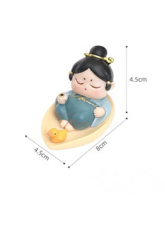 Y&D Chinese-style Antique Creative Gift Tang Dynasty Girl Travel Creative Souvenir Home Desktop Decoration Small Ornaments Incense Insert-A  - Image 3