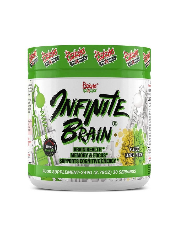 Psycho Pharma. Infinite Brain Nootropic Game Changer. Compete Win (Plato's Lemon Punch, 30 Serving) - Image 1