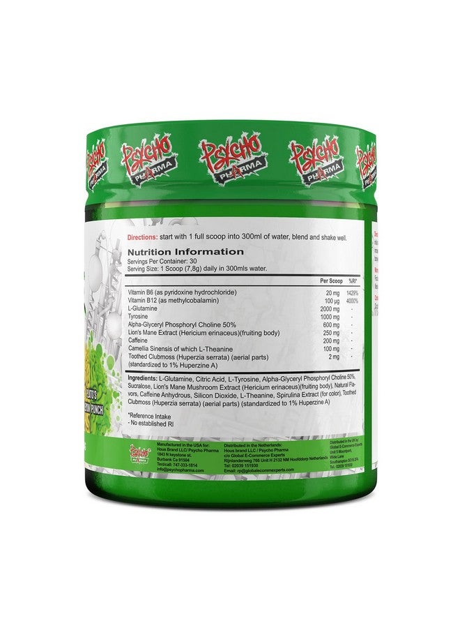 Psycho Pharma. Infinite Brain Nootropic Game Changer. Compete Win (Plato's Lemon Punch, 30 Serving) - Image 4