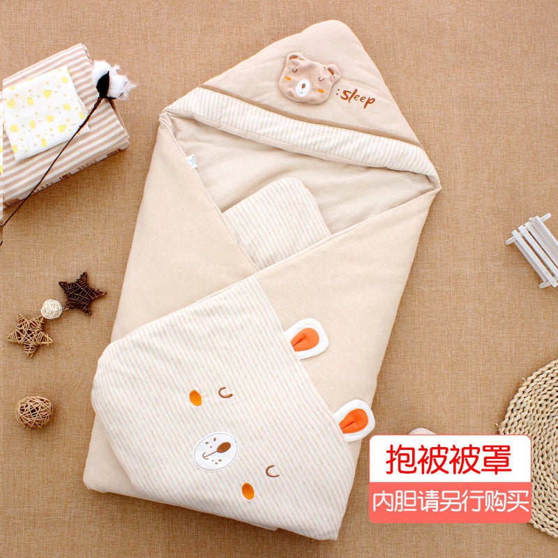 Baby Quilt Thickened Newborn Bag Cotton Baby Can Take Off The Gallbladder Swaddling Supplies Newborn Factory One Piece - Image 1