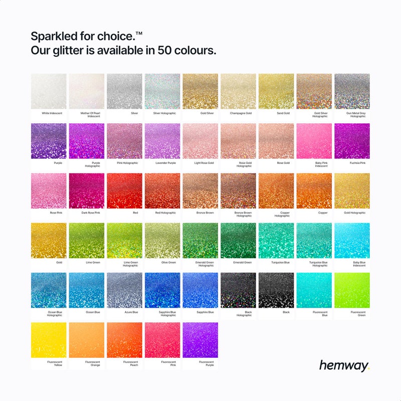 Hemway Glitter Paint Additive Glitter Crystals for Acrylic Paint, Interior & Exterior Walls, Wood, Varnish, Furniture, Matte, Gloss, Satin, Silk - 100g / 3.5oz - Silver - Image 5