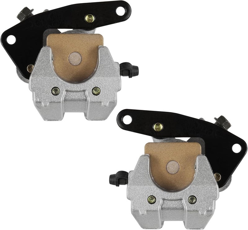 Caltric Front Left Right Brake Caliper with Pad Compatible with Yamaha Kodiak 450 Yfm450 4X4 2003-2006 2018 - Image 5