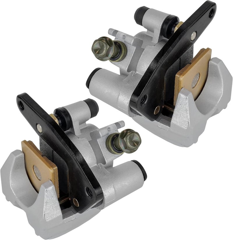 Caltric Front Left Right Brake Caliper with Pad Compatible with Yamaha Kodiak 450 Yfm450 4X4 2003-2006 2018 - Image 1