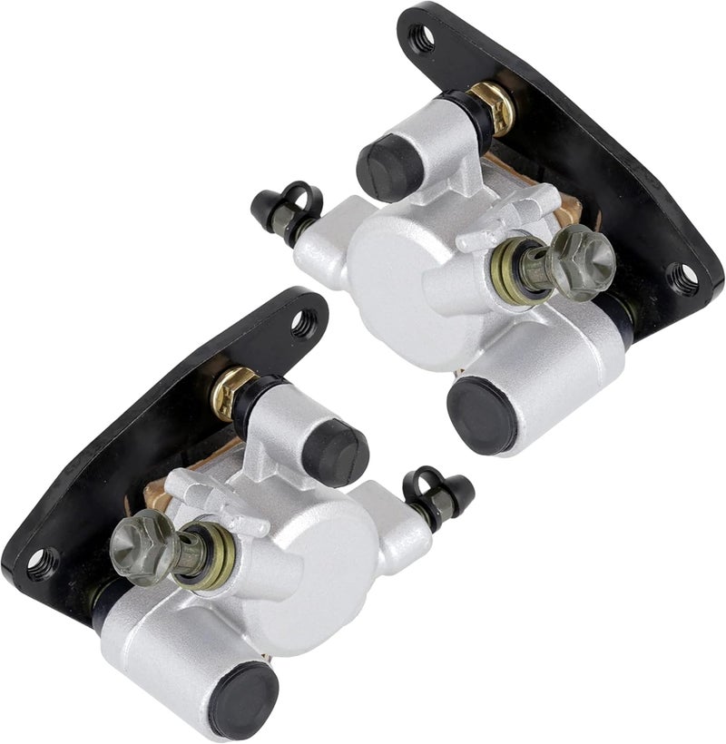 Caltric Front Left Right Brake Caliper with Pad Compatible with Yamaha Kodiak 450 Yfm450 4X4 2003-2006 2018 - Image 4