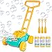 ArtCreativity Bubble Lawn Mower for Kids Electronic Bubble Blower Machine Summer Outdoor Push Toys for Kids First Birthday Gift for Boys and Girls GenderNeutral - Image 4