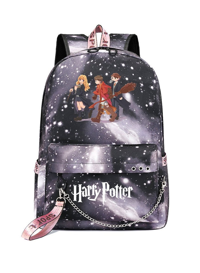 هاري بوتر حقيبة ظهر مطبوعة بالرسوم المتحركة