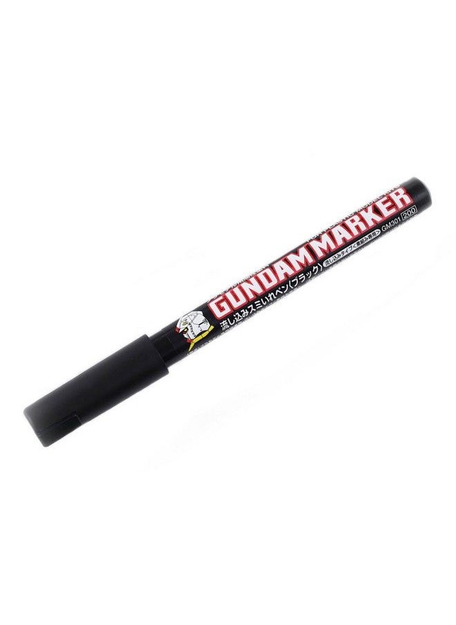 GSI Creos - Mr. Hobby Pour Type Gundam Marker [Black] Gsi Creos Gundam Marker (Gm301P) - Image 1