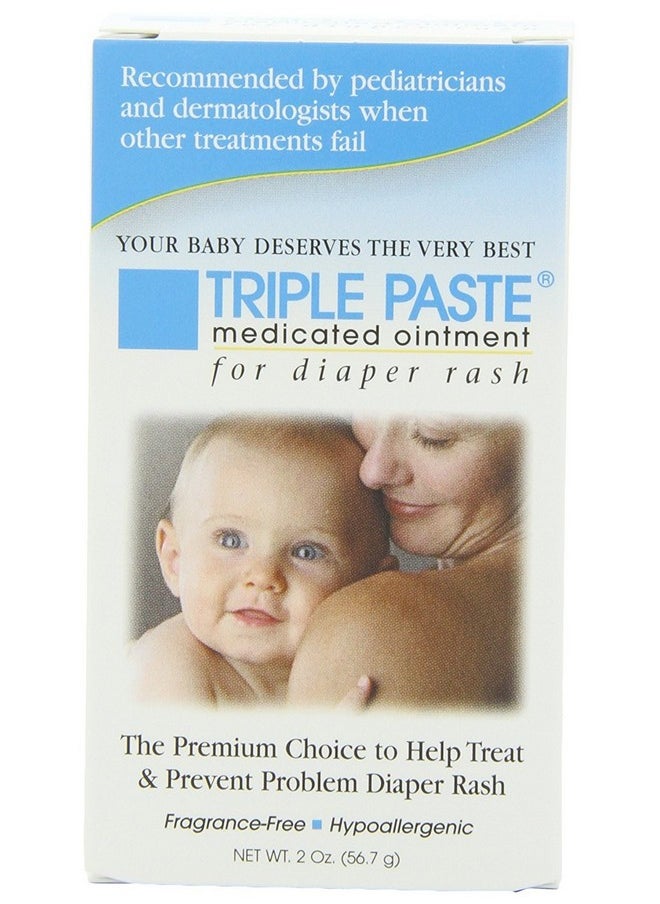Triple Paste - Triple Paste Medicated Ointment For Diaper Rash, 2-Ounce (Pack Of 2) - Image 1