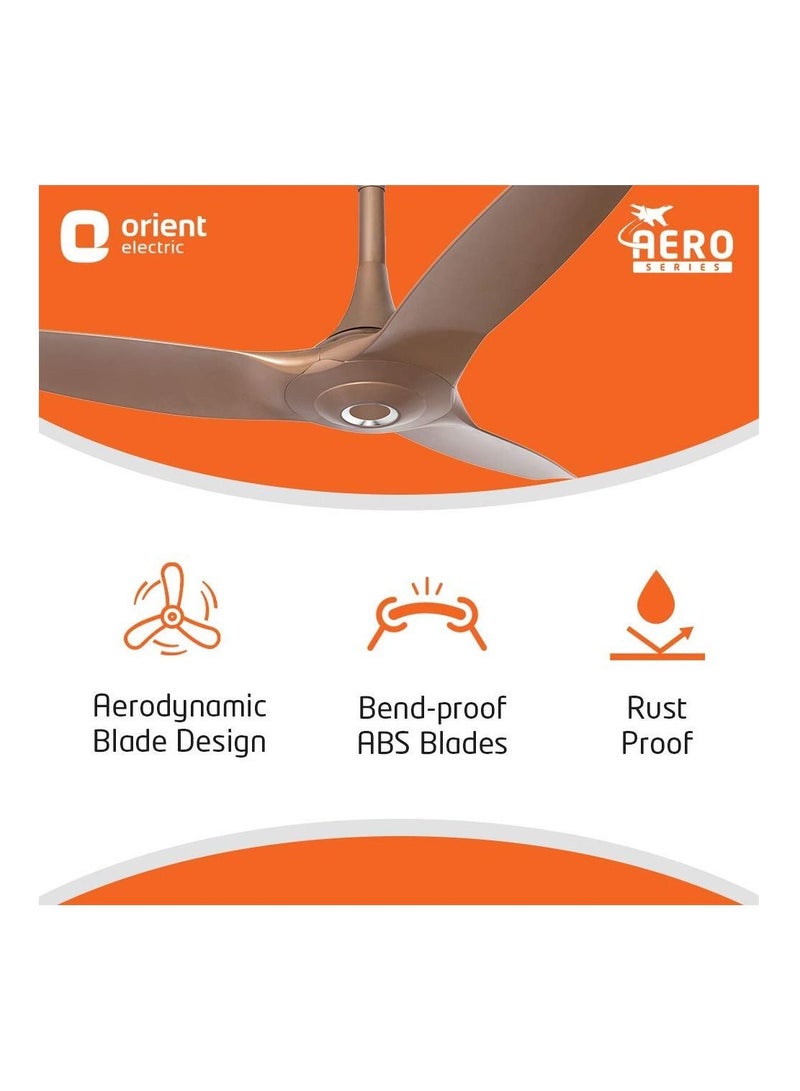 Orient Electric Orient Electric Aeroquiet 48 inch Caramel Brown Ceiling Fan  - Image 2