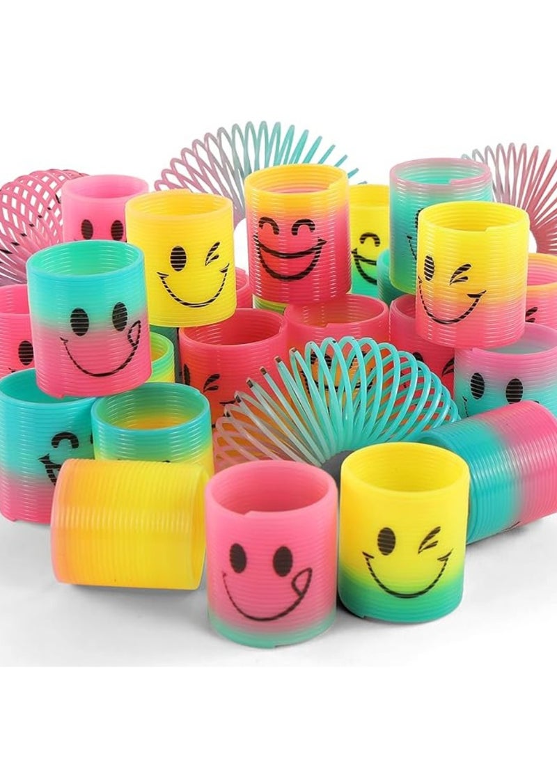 Generic Spring Magic Fidget Toys, Mini Stress Relief Coils for Party Favors, Carnivals, Birthday Gifts for Kids Boys Girls, 24 Pack  - Image 1