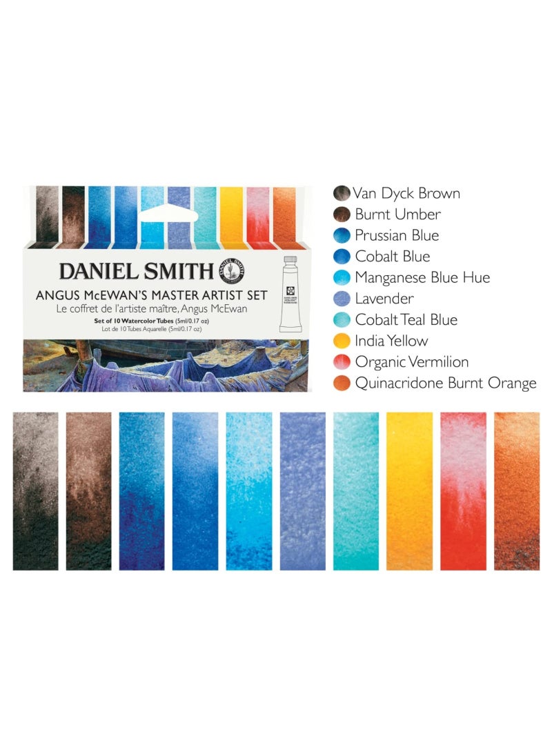 Daniel Smith Daniel Smith Extra Fine Transparent Watercolor Paint, Angus McWands, Set of 10, 0.16 fl oz (5 ml) (No.2), 285610434  - Image 4