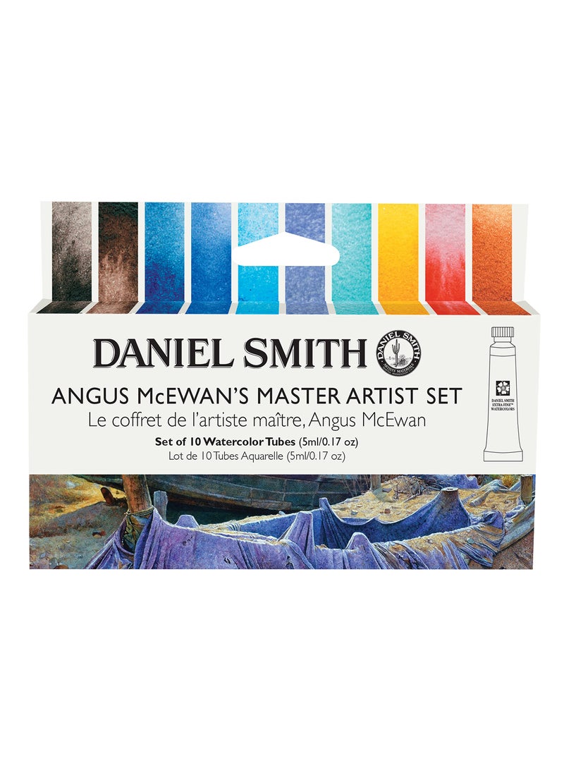 Daniel Smith Daniel Smith Extra Fine Transparent Watercolor Paint, Angus McWands, Set of 10, 0.16 fl oz (5 ml) (No.2), 285610434  - Image 1