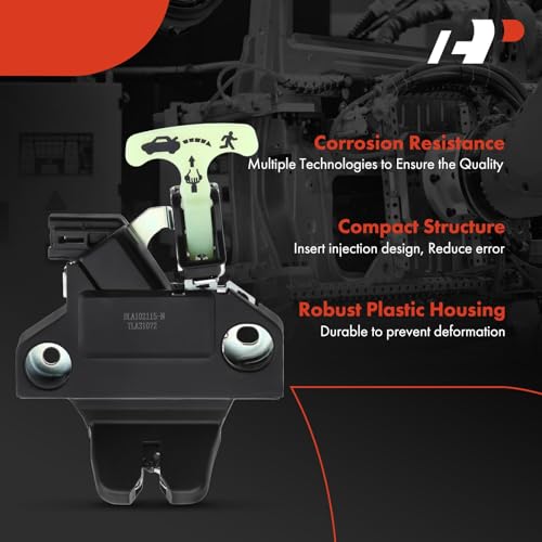 A-Premium Rear Hatch Latch Actuator Trunk Latch Actuator Liftgate Latch Compatible with Toyota Corolla 2009-2013, Sedan, Rear Tailgate Door Latch Lock Actuator, Replace# 64600-02040 6460002040 - Image 3