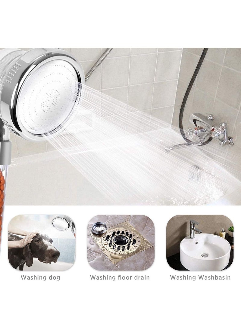 High Pressure Shower Head, Ionic Function Spray Handheld Filter For Hair Loss And Clean Water. - Image 3