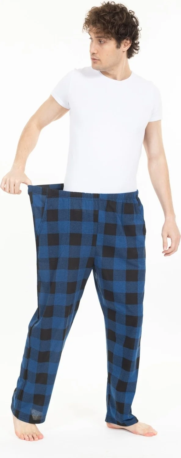 Tampap Large Size Men's Sweatpants with Pocket Zipper Blr-08