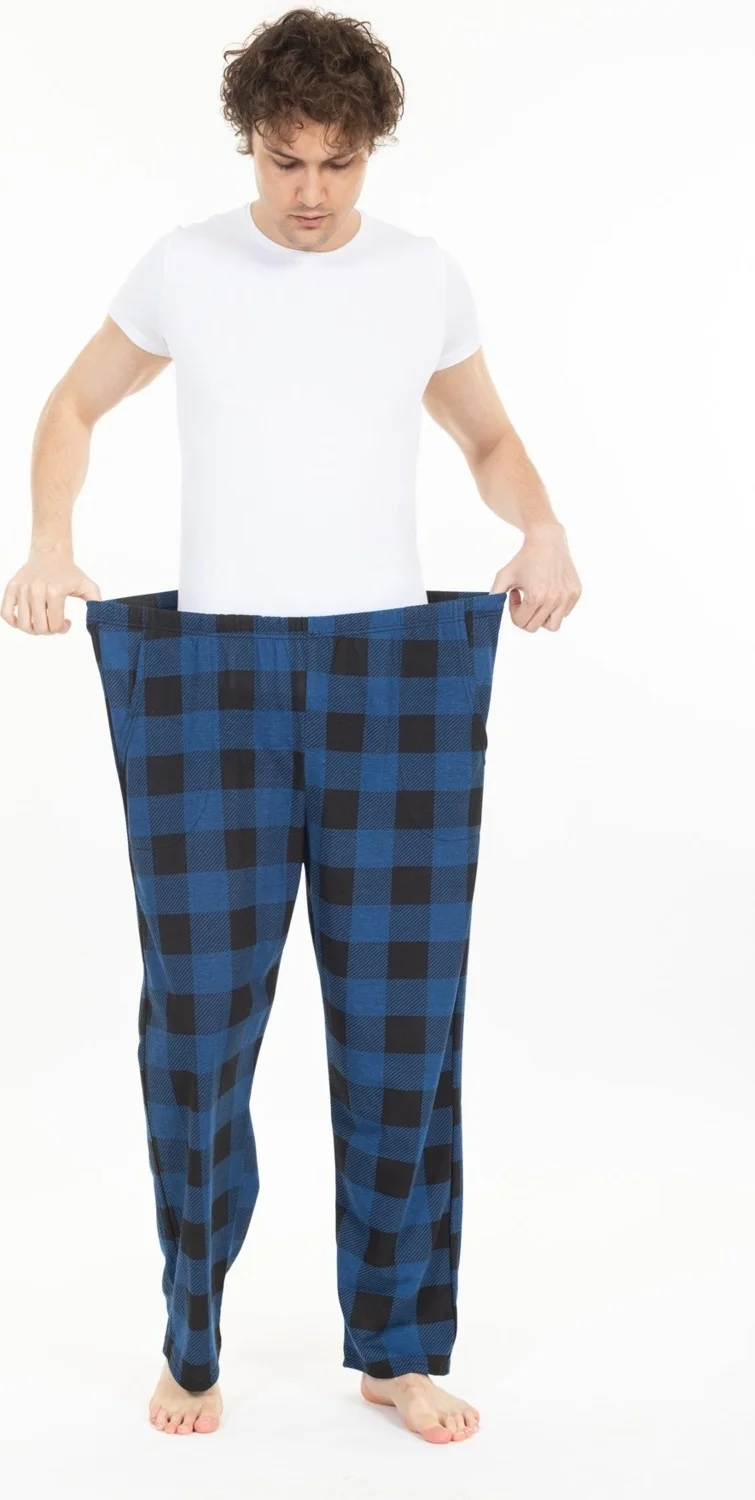 Tampap Large Size Men's Sweatpants with Pocket Zipper Blr-08