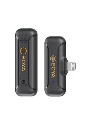 BOYA BY-WM3T2-D1 Wireless Lavalier Microphone for iPhone iPad, 2.4GHz Plug Play Lapel Clip-on Mic Cordless Omnidirectional Mini Condenser Mic for Interview Video Podcast Vlog YouTube Recording TX+RX - pzsku/Z567795B96808B3307CFFZ/45/_/1687433815/9f2a7c2e-e249-4d03-ba84-c58357dbe9ac