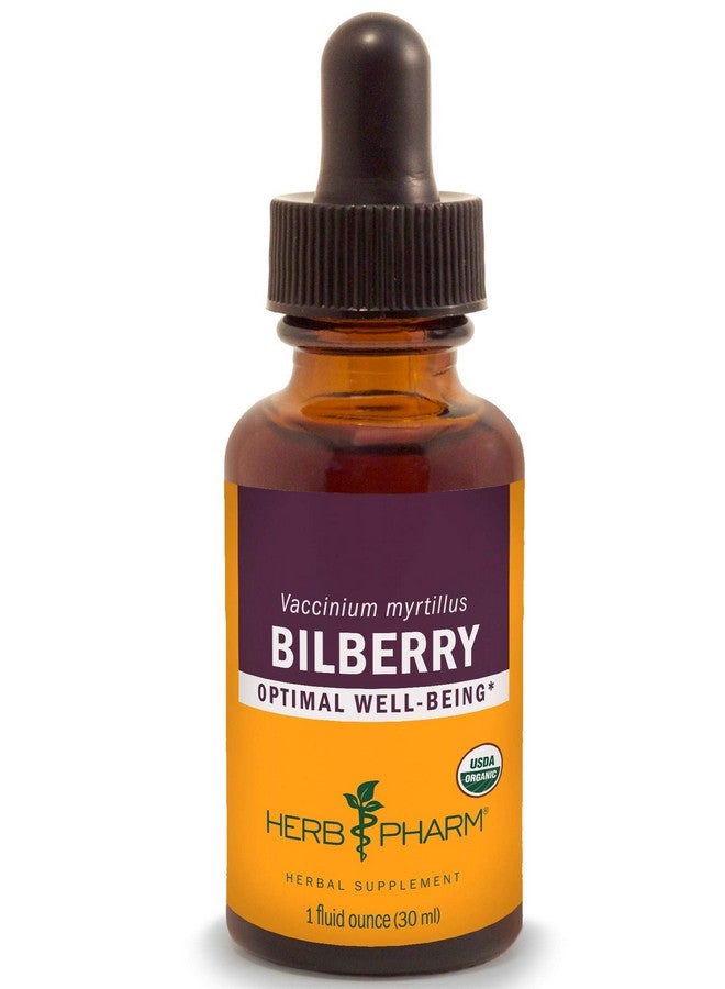 HERB PHARM Bilberry Liquid Extract For Eye And Vision Support 1 Ounce - Image 1