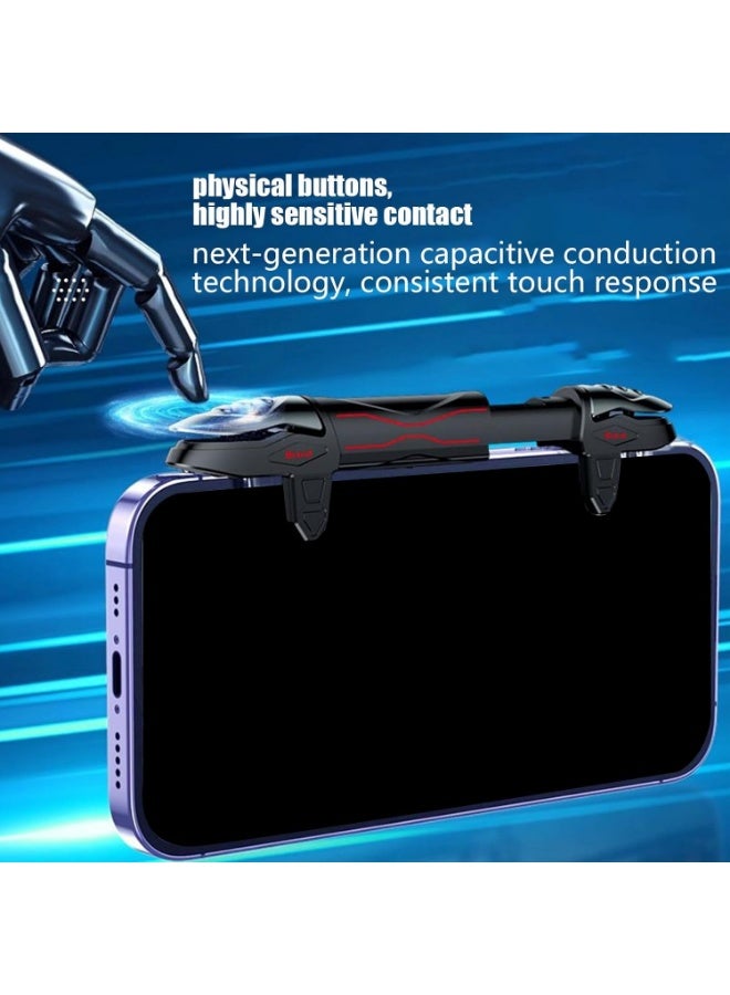 Mobile Trigger – Zero Delay Grip Mobile Controller, Portable Phone Game Controller  Cell Phone Triggers for Streaming Practice Leisure Social Play - Image 5