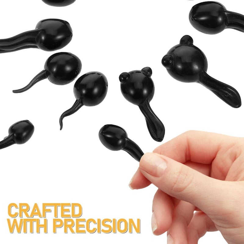 Toddmomy 39Pcs Miniature Tadpole Figurines Resin Animal Models for DIY Micro Landscape Garden Decor Tiny Aquatic Ornaments for Aquariums and Cake Toppers - Image 2