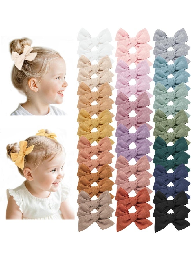 Prohouse 40 PCS Baby Girl Hair Clips, Hair Bows for Girls Toddler Babies Kids Baby, Alligator Clip Hair Accessories - Image 1