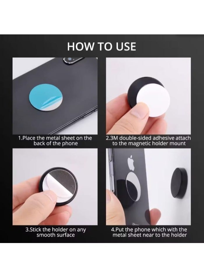 Universal Magnetic Phone Car Holder for Android, iPhone & iPad , Strong Magnetic Grip, Easy One-Handed Operation  - Image 4