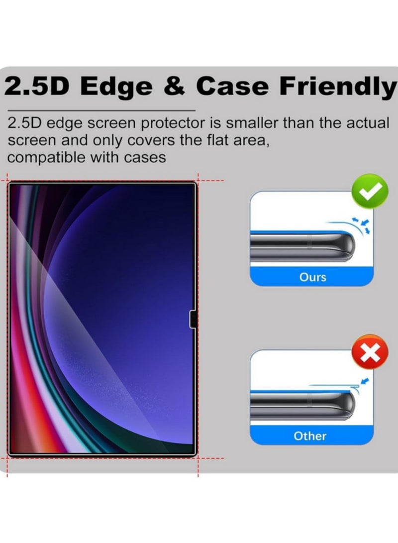 1pack 9H Tempered Glass For Samsung Galaxy Tab S10 Ultra 14.6 inch Screen Protector Protective Film Anti-Scratch Touch Sensitive Anti-Fingerprint - Image 5