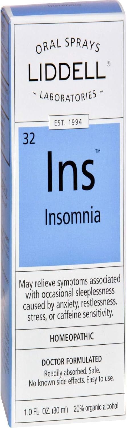 Liddell Homeopathic Insomnia, 1 Ounce