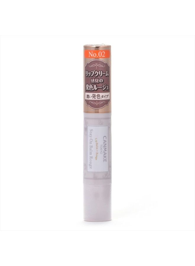 CANMAKE Stay-On Balm Rouge 02 Smily Gerbera - Image 4