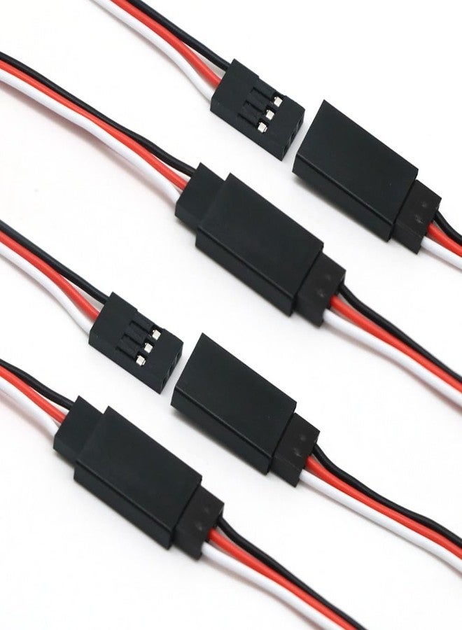 Ltvystore 55Pcs 6Sizes Male to Female 3 Pin Servo Extension Wire Cable Compatible for Futaba JR RC Servo Extension Connection Control Parts - Image 4