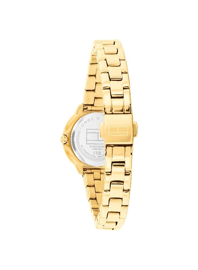 Tommy Hilfiger Women's Quartz Watch with Burgundy Dial and Gold Stainless Steel Bracelet - 1782815 - Image 3
