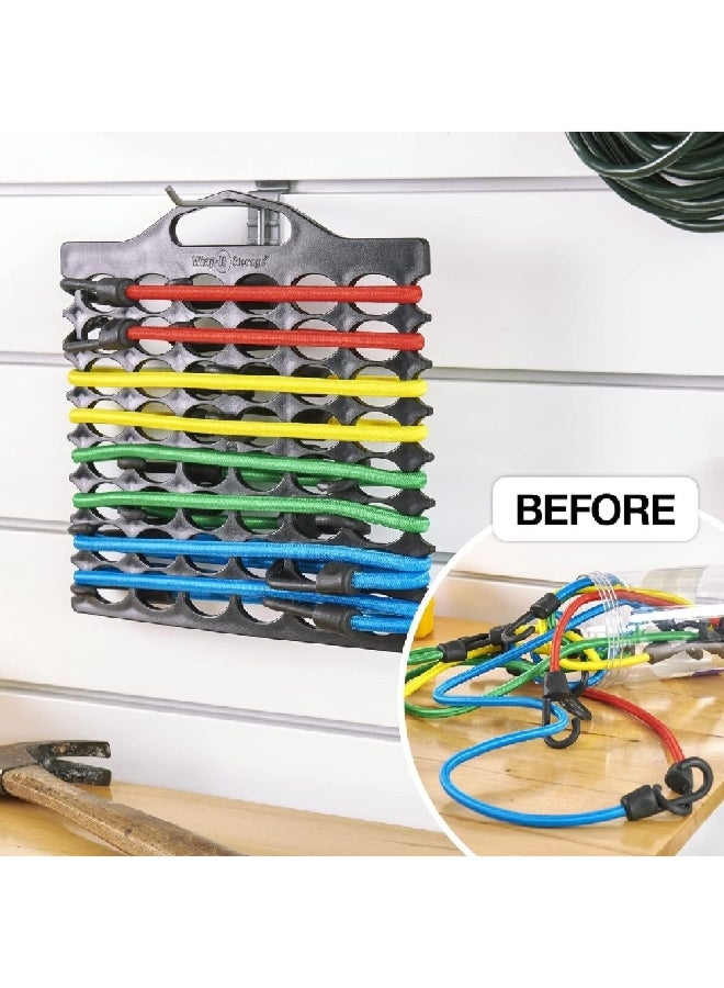 Wrap-It Storage Bungee Buddy Bungee Cord Organizer Black 4.5 x 30.5 x 29.21 cm 108-BB-8406 - Image 2