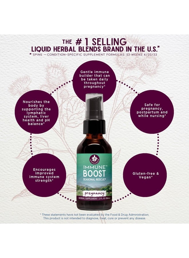 WishGarden Herbs Immune Boost for Pregnancy - Plant-Based Herbal Immune Support Supplement w/Echinacea, Immune Boost Tincture for Pregnant & Postpartum Moms, Pregnancy-Safe Immune System Support, 4oz - Image 3