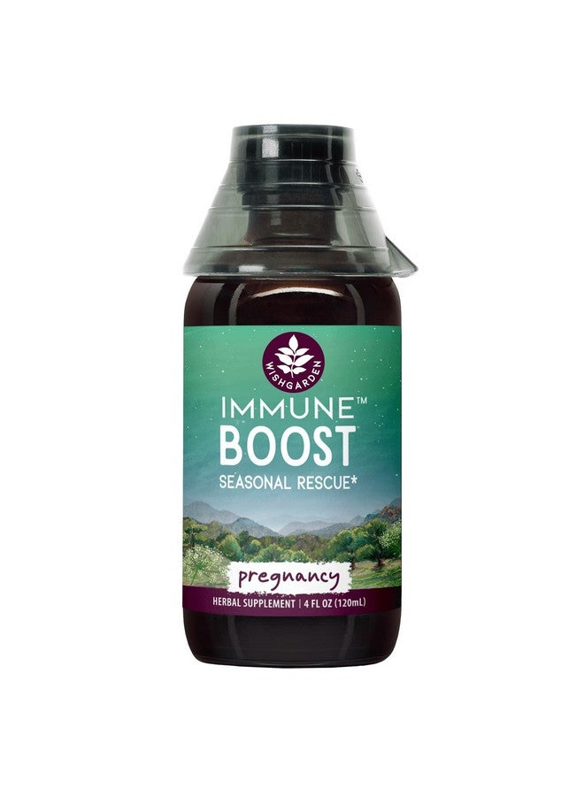 WishGarden Herbs Immune Boost for Pregnancy - Plant-Based Herbal Immune Support Supplement w/Echinacea, Immune Boost Tincture for Pregnant & Postpartum Moms, Pregnancy-Safe Immune System Support, 4oz - Image 1