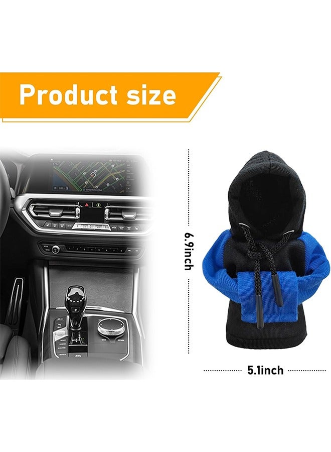 Generic Car Shift Gear Cover, Fashionable Sweater Hoodie Auto Shift Knob Cover, Soft  Comfortable, Universal Fit Automotive Gear Shift Knob Protector Cover - Image 3